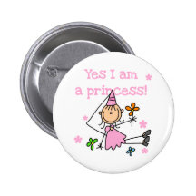 Ja bin ich eine Prinzessin Anstecknadel