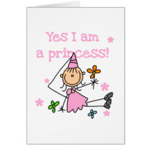 Ja bin ich eine Prinzessin Grußkarten
