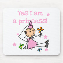 Ja bin ich eine Prinzessin Mauspad
