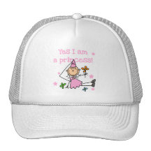 Ja bin ich eine Prinzessin Netz Caps