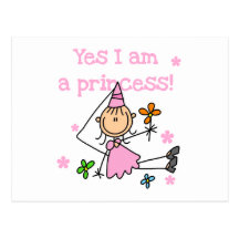 Ja bin ich eine Prinzessin Postkarte