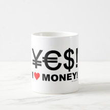 Ja! Geld der Liebe I! Kaffeehaferl