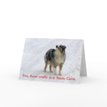 Ja gibt es wirklich eine Weihnachtsmann-Grußkarte