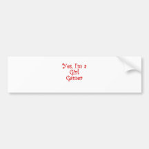 Ja Im ein MädchenGamer Auto Sticker