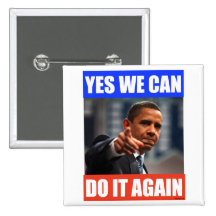 Ja können wir es wiederholen ObamawahlPin 2012 Button