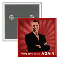 Ja können wir, WIEDER - Präsident Barack Obama 201 buttons