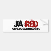 ja, Rot, whatz crack'n Platten Auto Aufkleber
