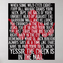 Jack Burton Plakat