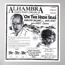 Jack Holt 1922 Vintages Film-Anzeigen-Plakat