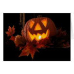 Jack-o' Laterne Grußkarte