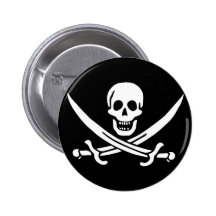 Jack Rackham; Piratenflagge-Flagge; Pirat Buttons