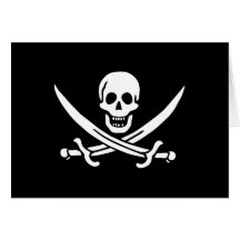 Jack Rackham; Piratenflagge-Flagge; Pirat Karte