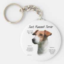 Jack-Russell-Terrier-Geschichtsentwurf Schlüsselbänder