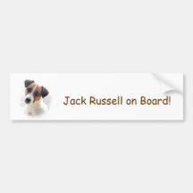 Jack-Russellstoßaufkleber Auto Sticker
