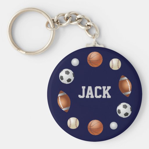 Jack-Welt der Sport-Schlüsselkette - Blau Schlüsselband