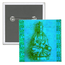 Jade Kwan Yin Buttons