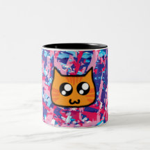 JadeCat: Ingwertabby-Becher Tee Haferl
