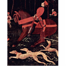 Jagd an den Nachtdetails durch Uccello Paolo Fotofiguren