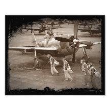 Jagdflieger, die auf Thunderbolts P-47 ausbilden Kunstphoto