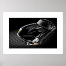 Jaguar E-Artig Posterdrucke