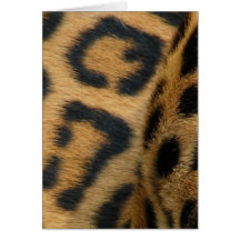 Jaguar-Muster-Gruß-Karte