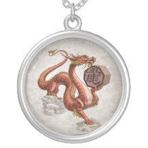 Jahr der Drache-Halskette