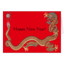 Jahr der Drache ~ Neujahrsfest-Karten