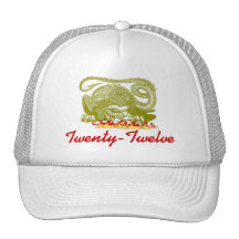 Jahr der Drache Twenty-Twelve Hut-Kappe 2012
