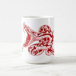 Jahr der Schlange (rot) Kaffee Tasse
