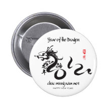Jahr des glücklichen vietnamesischen neuen Jahres  Buttons