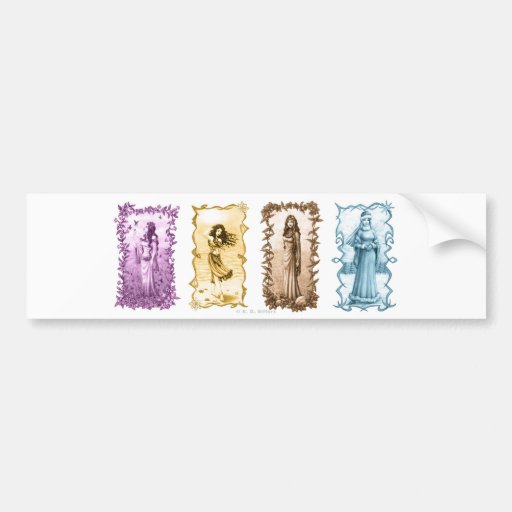 Jahreszeiten Autosticker