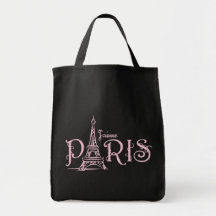 J'aime Paris (dunkle) Tasche