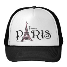 J'aime Paris Hut Trucker Mützen