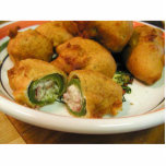 Jalapenos füllten das Nahrungsmittelabendessen-Koc Fotofiguren