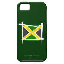 Jamaika-Bürsten-Flagge iPhone 5 Etui