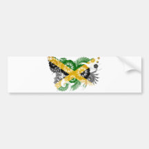 Jamaika-Flagge Auto Sticker