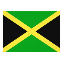 Jamaika-Flagge Individuelle Ankündigungskarte