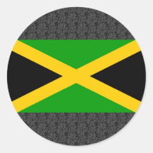 Jamaika-Flagge Runder Aufkleber