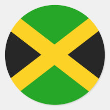 Jamaika-Qualitäts-Flagge Sticker