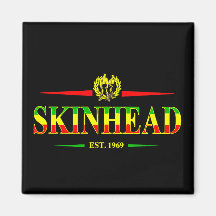 Jamaika-Skinhead 1969 Magnete