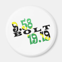 Jamaikanische Flagge Usain Bolts Berlin 2 WR Magnete