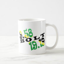 Jamaikanische Flagge Usain Bolts Berlin 2 WR Tasse