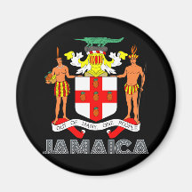 Jamaikanisches Emblem Kühlschrankmagnete