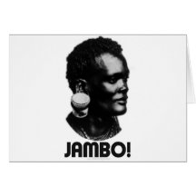 JAMBO! Suaheli-Gruß Grußkarten