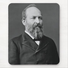 James- Garfield20. Präsident Mousepad