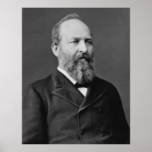 James- Garfield20. Präsident Posterdrucke