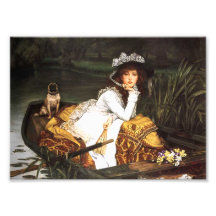 James Tissot-junge Dame in einem Boots-Druck Fotodruck