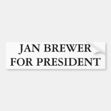 JAN.-BRAUER FÜR PRÄSIDENTEN AUTOSTICKER