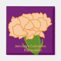 Jan.-Gartennelke Faszinationsmagnet Kühlschrankmagnete