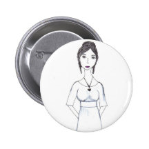 Jane Austen Buttons